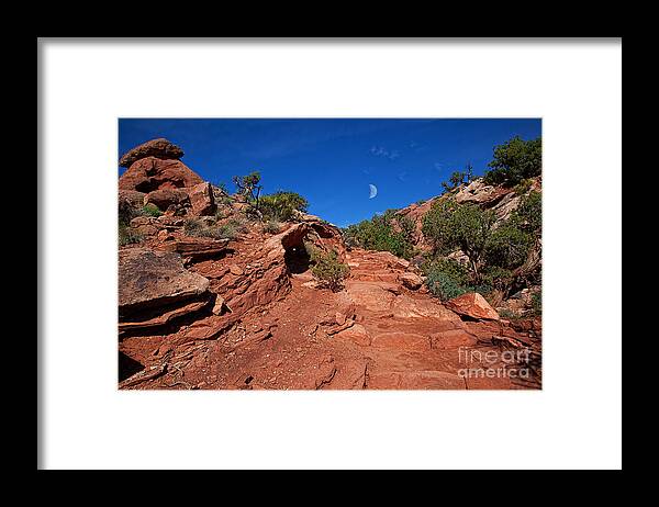 Red Rocks Framed Print featuring the photograph Stairway to Heaven by Jim Garrison