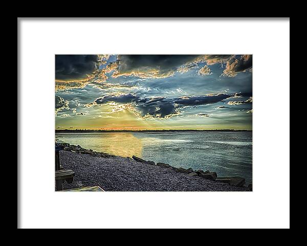 St. Augustine Framed Print featuring the photograph Stallion Sunset by Joseph Desiderio