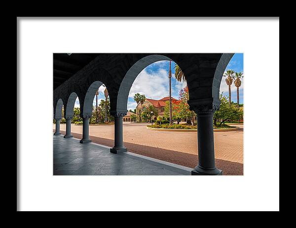 City Framed Print featuring the photograph Stanford Campus by Jonathan Nguyen
