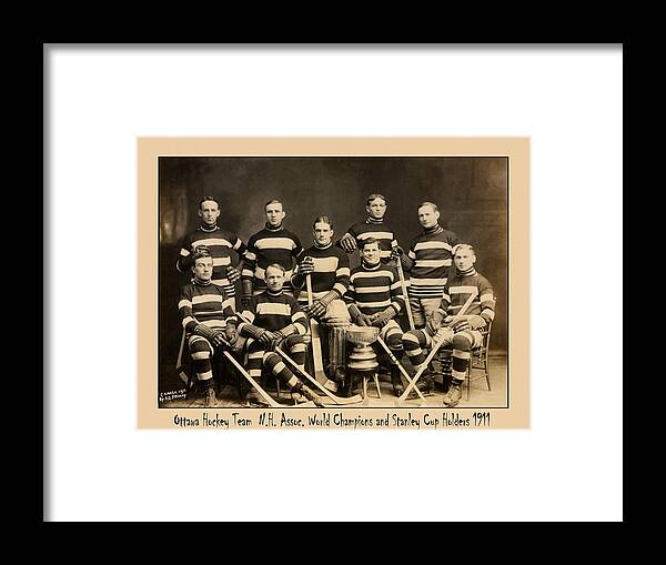 Stanley Cup Framed Print featuring the photograph Stanley Cup 1911 by Andrew Fare