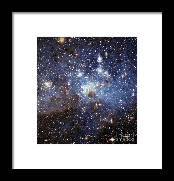 Science Framed Print featuring the photograph Star-forming Region Lh 95, Lmc by Science Source