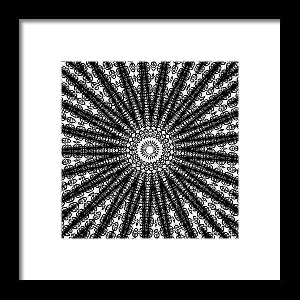 Star Framed Print featuring the digital art Star by Toni Somes