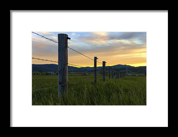 Star Valley Framed Print featuring the photograph Star Valley by Chad Dutson
