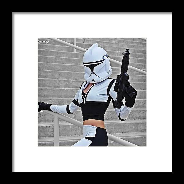 Star Wars Framed Print featuring the photograph Star Wars by Knight 2000 Photography - Hello Guns by Laura M Corbin