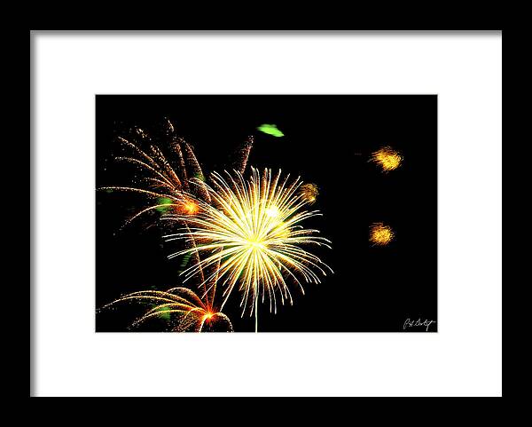 July 4th Framed Print featuring the photograph Star Wars by Phill Doherty