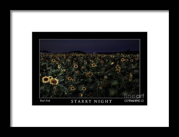 Fine Art Framed Print featuring the photograph Starry Night by Gene Bleile Photography 