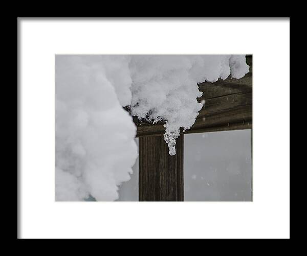 Snow Framed Print featuring the photograph Start of the Avalanche by Deborah Smolinske