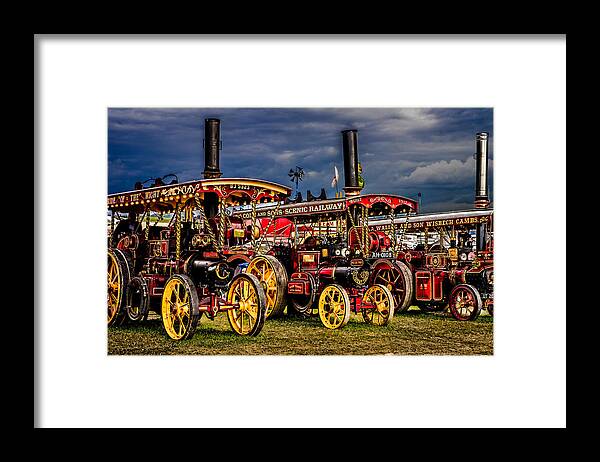 Steam Framed Print featuring the photograph Steam Power by Chris Lord