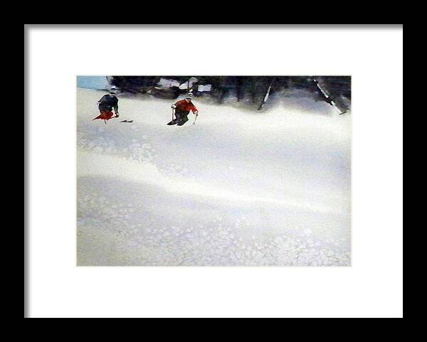 Outdoors Nature Figures Travel Holidays Framed Print featuring the painting Sugar Bowl by Ed Heaton