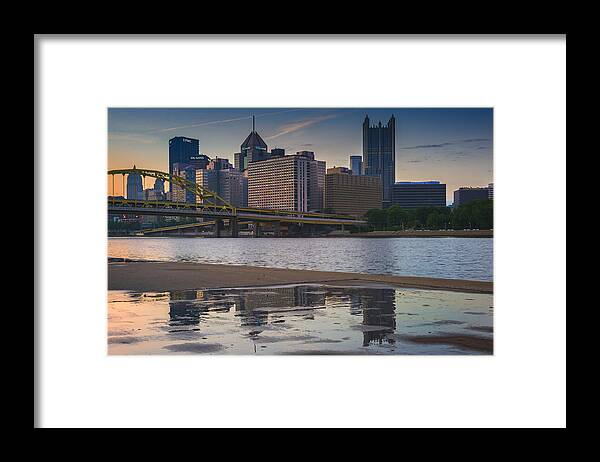 Pittsburgh Framed Print featuring the photograph Steel Reflections by Rick Berk