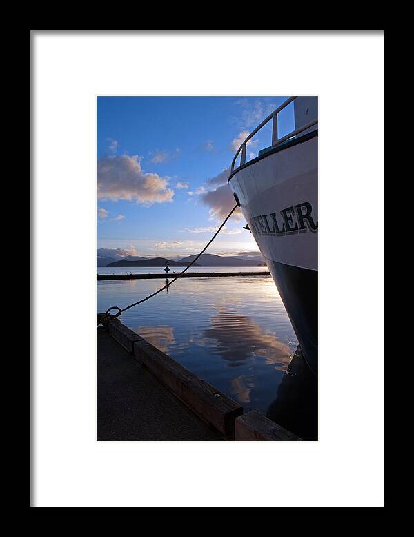 Fishing Boat Framed Print featuring the photograph Steller by Cathy Mahnke