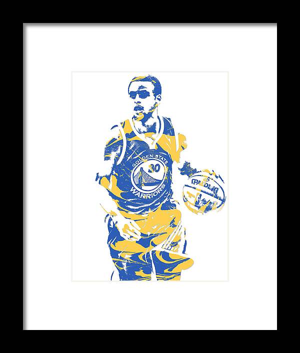 Stephen Curry Golden State Warriors Pixel Art 30 T-Shirt