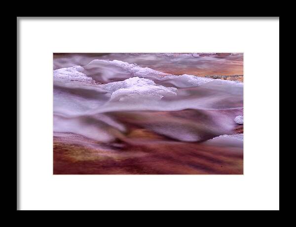 Stickney Brook Framed Print featuring the photograph Stickney Brook Abstract II by Tom Singleton