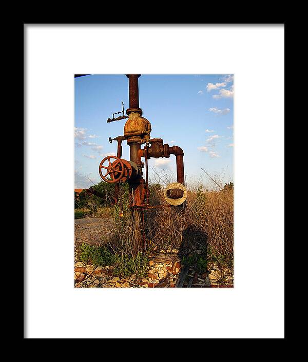Pipes Framed Print featuring the photograph Still here by Flavia Westerwelle