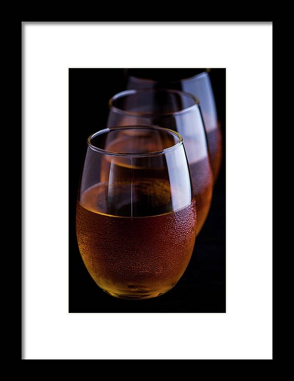 Liquid Framed Print featuring the photograph Still Life Drinks by Ester McGuire