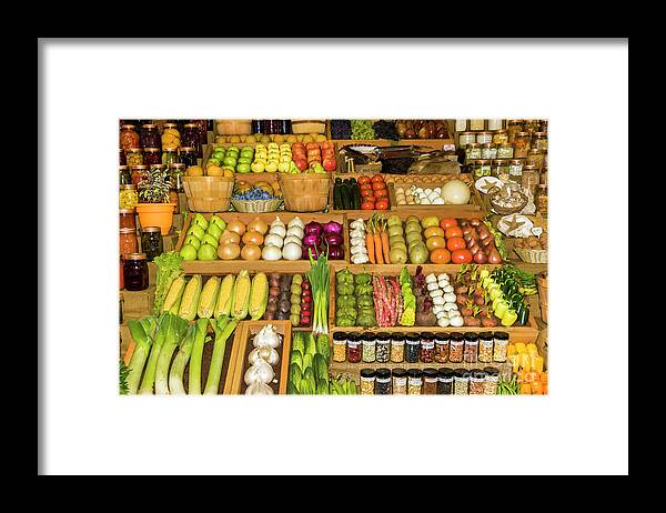 Vegetables Framed Print featuring the photograph Still Life by Sal Ahmed