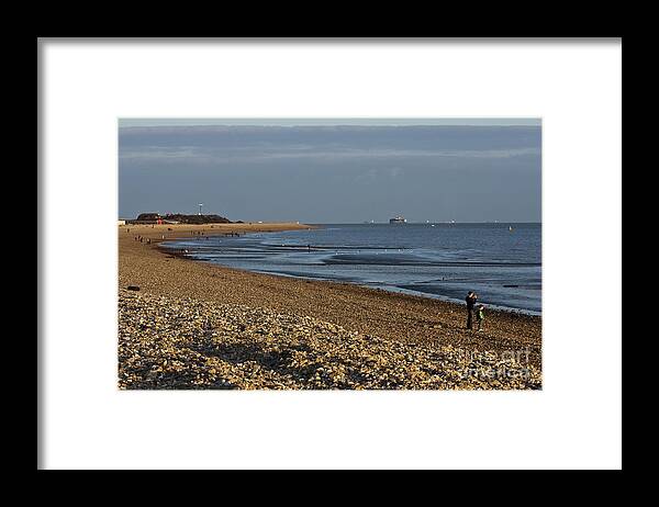 Stokes Bay Framed Print featuring the photograph Stokes Bay England by Terri Waters
