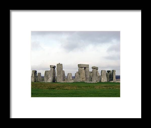 Stonehenge Framed Print featuring the photograph StoneHenge by Amanda Barcon