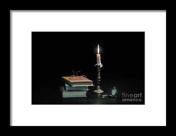Kremsdorf Framed Print featuring the photograph Stories In The Dark by Evelina Kremsdorf