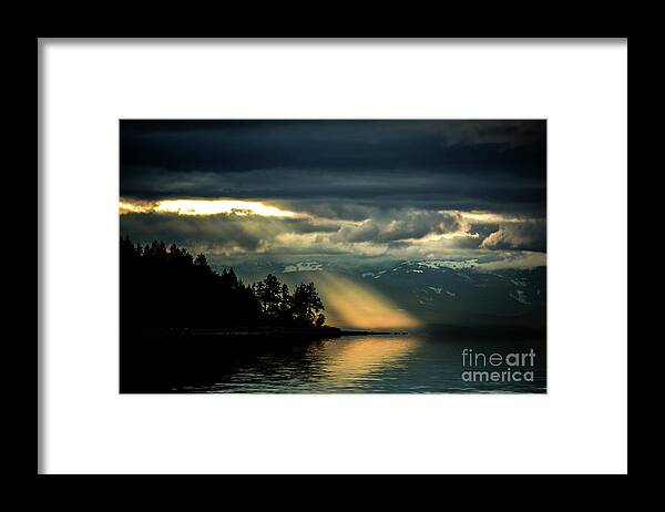 Storm Framed Print featuring the photograph Storm 2 by Elaine Hunter