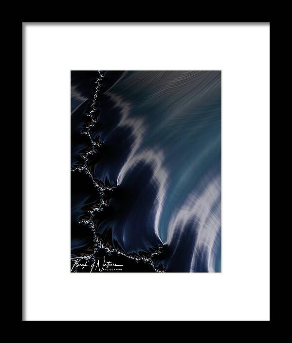 Abstract Framed Print featuring the photograph Storm Action by Keith Lyman