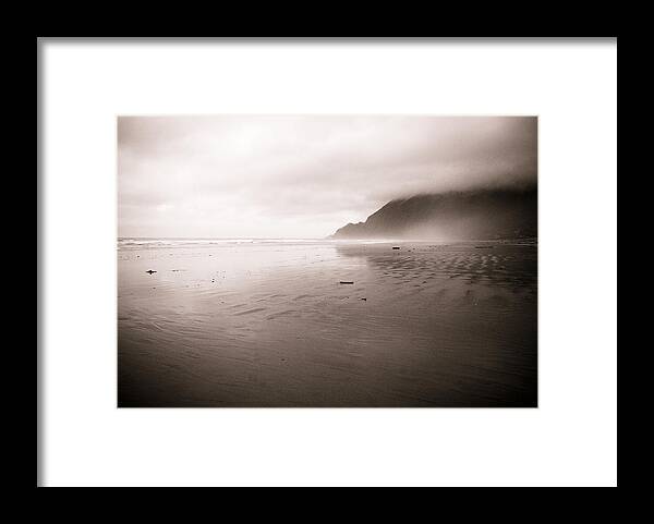 Manzanita Framed Print featuring the photograph Storm beach by Craig Perry-Ollila