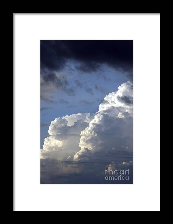 Cloudscape Framed Print featuring the photograph Storm Clouds 3 by Balanced Art