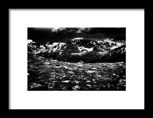 Colorado Framed Print featuring the photograph Storm Clouds Gathering in the Rockies by Roger Passman