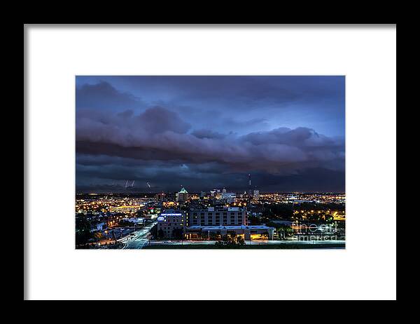 Storm Framed Print featuring the photograph Storm Front by Andrea Silies
