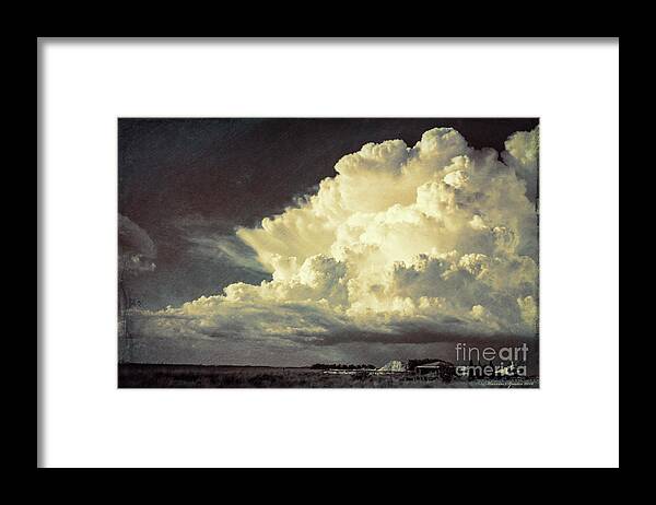 Apollo Beach Framed Print featuring the photograph Storm Warning by Marvin Spates