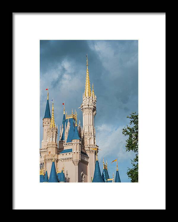 Castle Framed Print featuring the photograph Stormy Castle by Pamela Williams