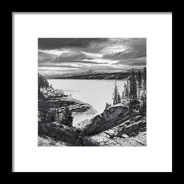 Sunset Framed Print featuring the photograph Stormy Winter Sundown by Royce Howland