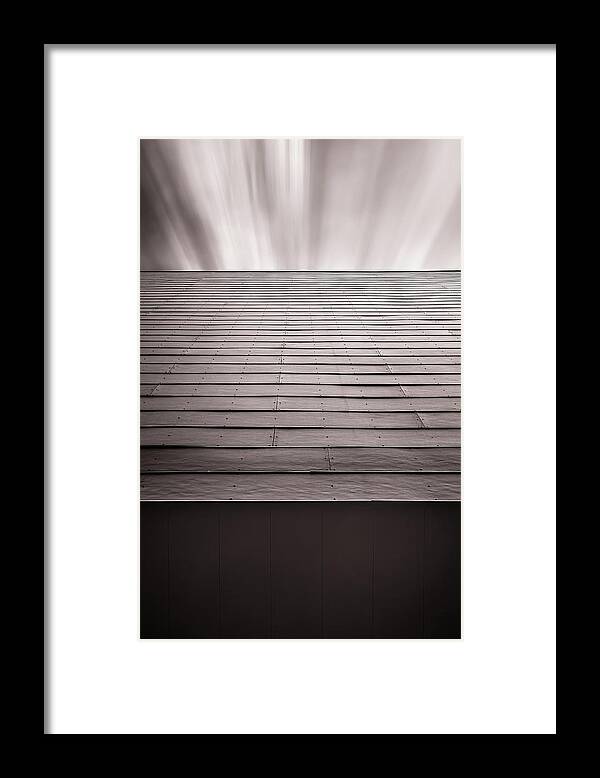 Architecture Framed Print featuring the photograph Straight Line Above by Scott Norris