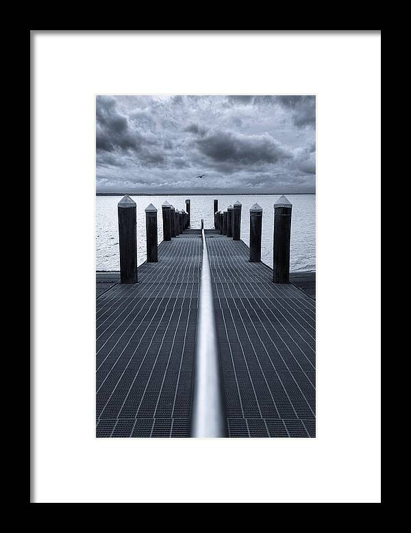Sea.ocea Framed Print featuring the photograph Straight to the Sea by Robin-Lee Vieira