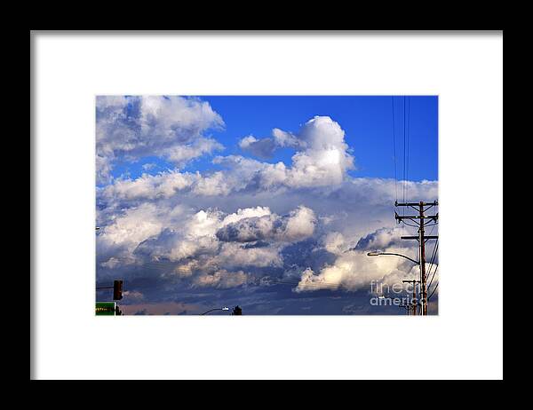 Clay Framed Print featuring the photograph Strange Clouds by Clayton Bruster