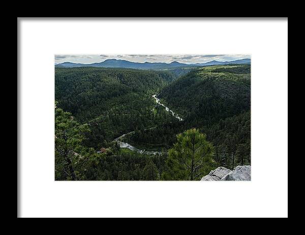 Dakota Framed Print featuring the photograph Stratobowl Overlook on Spring Creek by Greni Graph