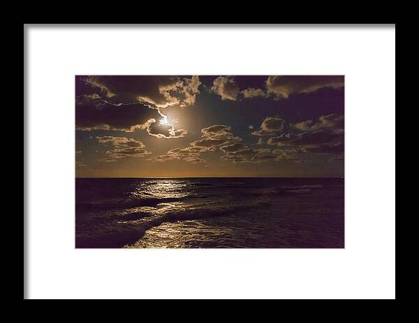Full Moon Framed Print featuring the photograph Strawberry Moon by Joseph Desiderio