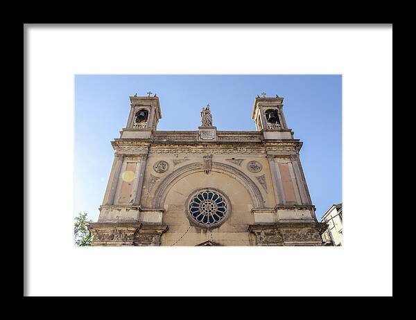 Guardiagrele Framed Print featuring the photograph Streets Of Italy - Guardiagrele 14 by AM FineArtPrints