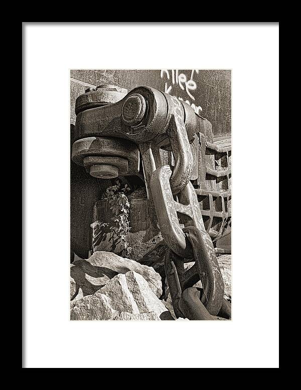 Chain Framed Print featuring the photograph Strength I by Tom Mc Nemar