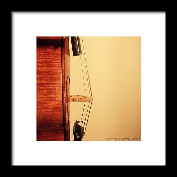 Violin Framed Print featuring the photograph String Theory by Steven Digman