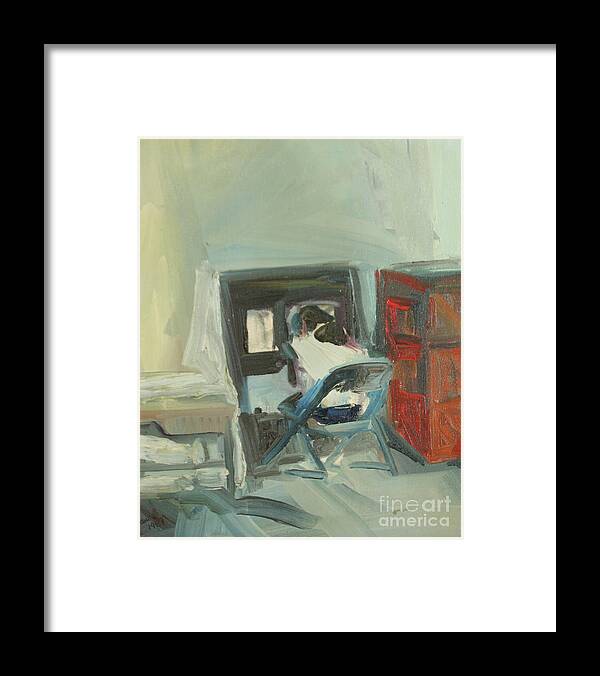 Oil Painting Framed Print featuring the painting Student by Daun Soden-Greene