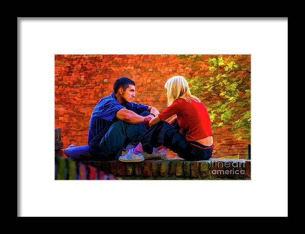 Balkans City Scenes People Framed Print featuring the photograph Student Friends by Rick Bragan