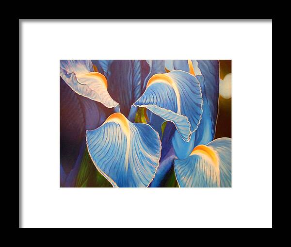 Flower Framed Print featuring the painting Study by Bryon Stewart