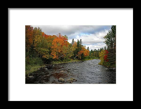River Framed Print featuring the photograph Sturgeon River 1 by Brook Burling