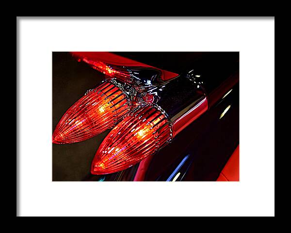 Automobile Framed Print featuring the photograph Stylin' Lights by Richard Gehlbach