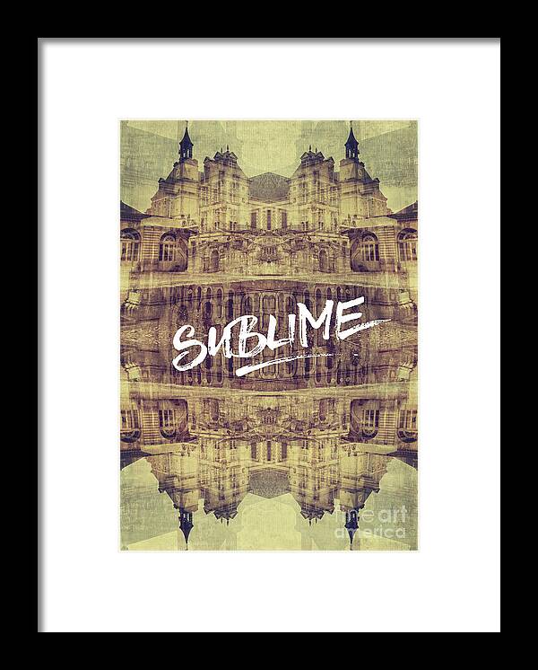 Sublime Framed Print featuring the photograph Sublime Fontainebleau Chateau France French Architecture by Beverly Claire Kaiya