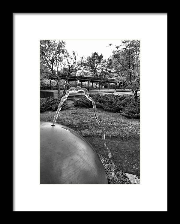 Water Framed Print featuring the photograph Suburban Thirst Quencher by Brad Hodges