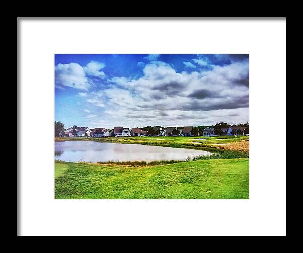 Suburbs Framed Print featuring the photograph Suburbia by Chris Montcalmo