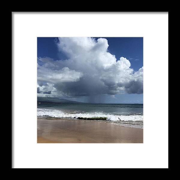  Framed Print featuring the photograph Sugar Beach Maui by Darice Machel McGuire