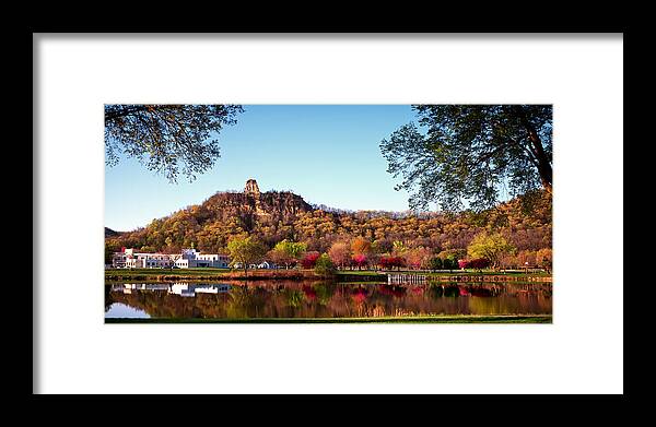 Sugarloaf Framed Print featuring the photograph Sugarloaf Reflection by Al Mueller
